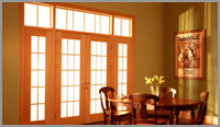 hinged patio door